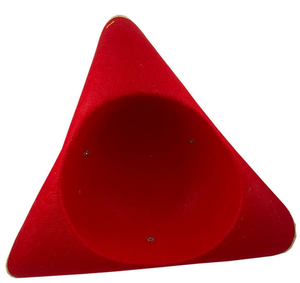Cappello da Pirata Classico Rosso con Bordo Dorato Capitano Hook 2025 – Spedizione Diretta - Product Image 1