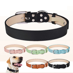 Laisses entières de colliers pour animaux de compagnie Laisse en cuir solide d'extérieur populaire en dentelle PU - Product Image 1