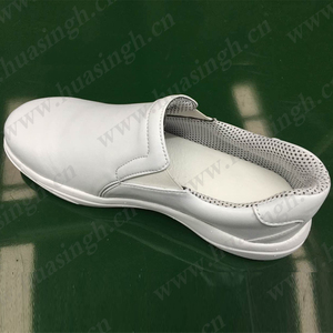 ZYF, Scarpe di Sicurezza in Vari Tipi di Pelle Bianche/Nere per Ristoranti, Uso in Infermatori, Facili da Indossare/Togliere, Antigermici, Zoccoli da Lavoro HSW029 - Product Image 5