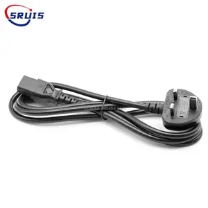 2 Pin Plug Ac Cable Connector Female Uk Style with c7 Iec320 Standard for laptop Figure 8 Iec C7 Power Cord