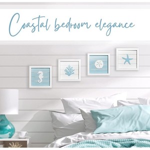 Ocean-themed wooden craft ornaments, retro and creative home decor, <b>summer</b> bathroom wall <b>decorations</b>, wooden ocean-themed - Product Image 2