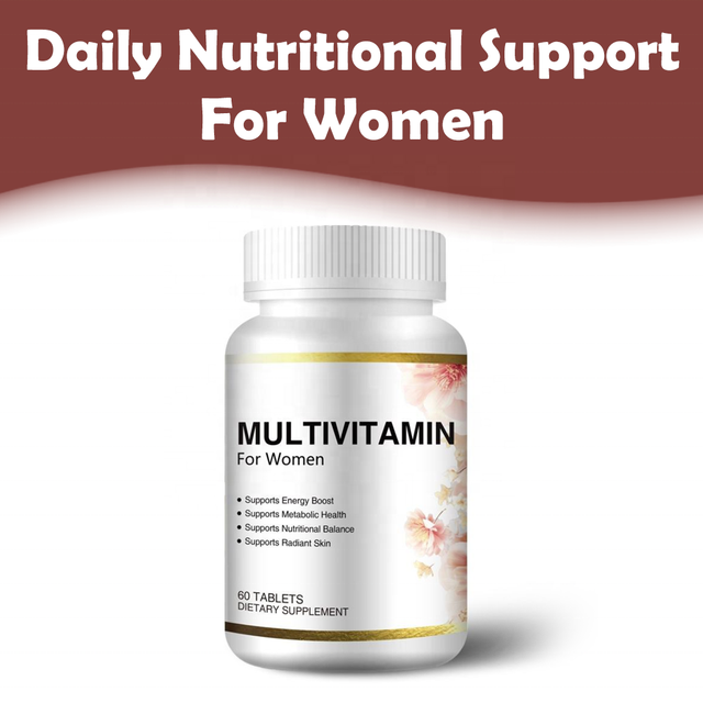 Factory OEM Lady's Multi-vitamin Tablet Supplement Comprehensive Support Energy and Health 60 Tablets Supplement