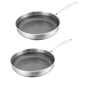 <span class=keywords><strong>Sartén</strong></span> de panal de <span class=keywords><strong>acero</strong></span> <span class=keywords><strong>inoxidable</strong></span> de diseño moderno de <span class=keywords><strong>30</strong></span> <span class=keywords><strong>cm</strong></span>, <span class=keywords><strong>sartén</strong></span> antiadherente de inducción para estufa de Gas - Product Image 1