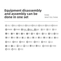 Kit de réparation et d'entretien mobile 80-en-1 : Outils et équipements de réparation de téléphones portables