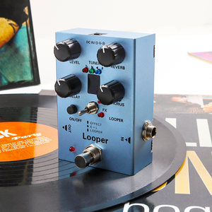 Pedale Looper per Chitarra, Multi-Effetto con Delay, Chorus, Riverbero e Accordatore in un Unico Dispositivo, Custodia di Qualità, Bypass, DC-9V - Product Image 2