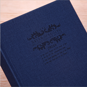 Bán buôn tùy chỉnh cá nhân Nhật ký hoàn hảo ràng buộc A5 máy tính xách tay da Linen trống Tạp Chí kế hoạch - Product Image 4