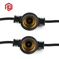 E26 E27 Support de lampe Cordon noir Réglable Suspension Suspension DIY Plafond Araignée Pendentif