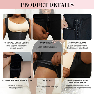 Bán buôn cơ thể Shaper giai đ<span class=keywords><strong>o</strong></span>ạn 2 nén BBL bài phẫu thuật fajas colombianas moldeadoras Para mujer Shapewear tráng cho phụ nữ - Product Image 3