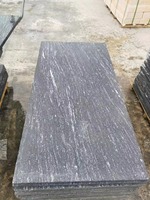 Tuile de granit bon marché en pierre naturelle Juparana noir de Chine