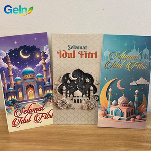 Sobres de Papel para <span class=keywords><strong>Dinero</strong></span> Musulmanes con Diseños Variados al por Mayor, Eid Mubarak, Selamat Hari Raya, Idul Fitri, Alta Calidad - Product Image 1