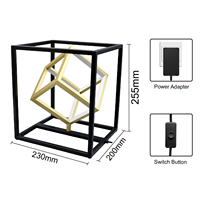 Lampes de table en aluminium de style nordique, modernes et luxueuses, LED rechargeables par USB, lumière blanche chaude 3000K, lampe de lecture de nuit, décoration intérieure