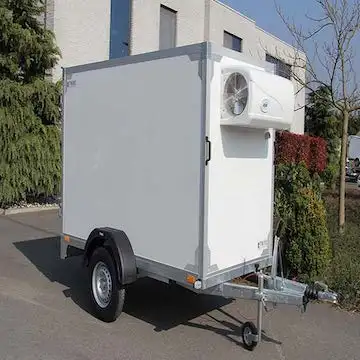 Mini camion glacière à axe unique, pour voiture, camion à vendre