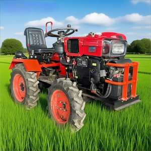 Mini Trattore Agricolo da 18 CV a 4 Ruote Motrici, Piccolo Trattore Diesel Automatico per Giardinaggio e Semina, Macchinari Agricoli - Product Image 6