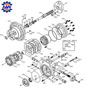 31QA-40020ประกอบมอเตอร์ขับเคลื่อนสุดท้ายสำหรับ R360-9ฮุนได - Product Image 2