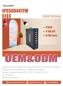 Thiết kế mới 48V không thấm nước 14-Port Gigabit <span class=keywords><strong>Ethernet</strong></span> mạng Thiết bị chuyển mạch PoE chuyển đổi ngoài trời với 4 * SFP Bảo hành 5 năm - Product Image 2