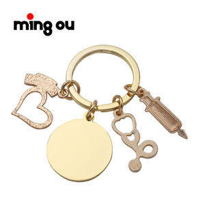 LLavero de Metal para médicos y enfermeras, de la mejor calidad, sublimación - Product Image 3