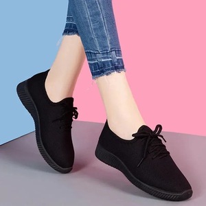 Chaussures de voyage plates décontractées Hongyan pour femmes, légères, amortissantes, pour la course et la marche, semelles souples, été automne - Product Image 4