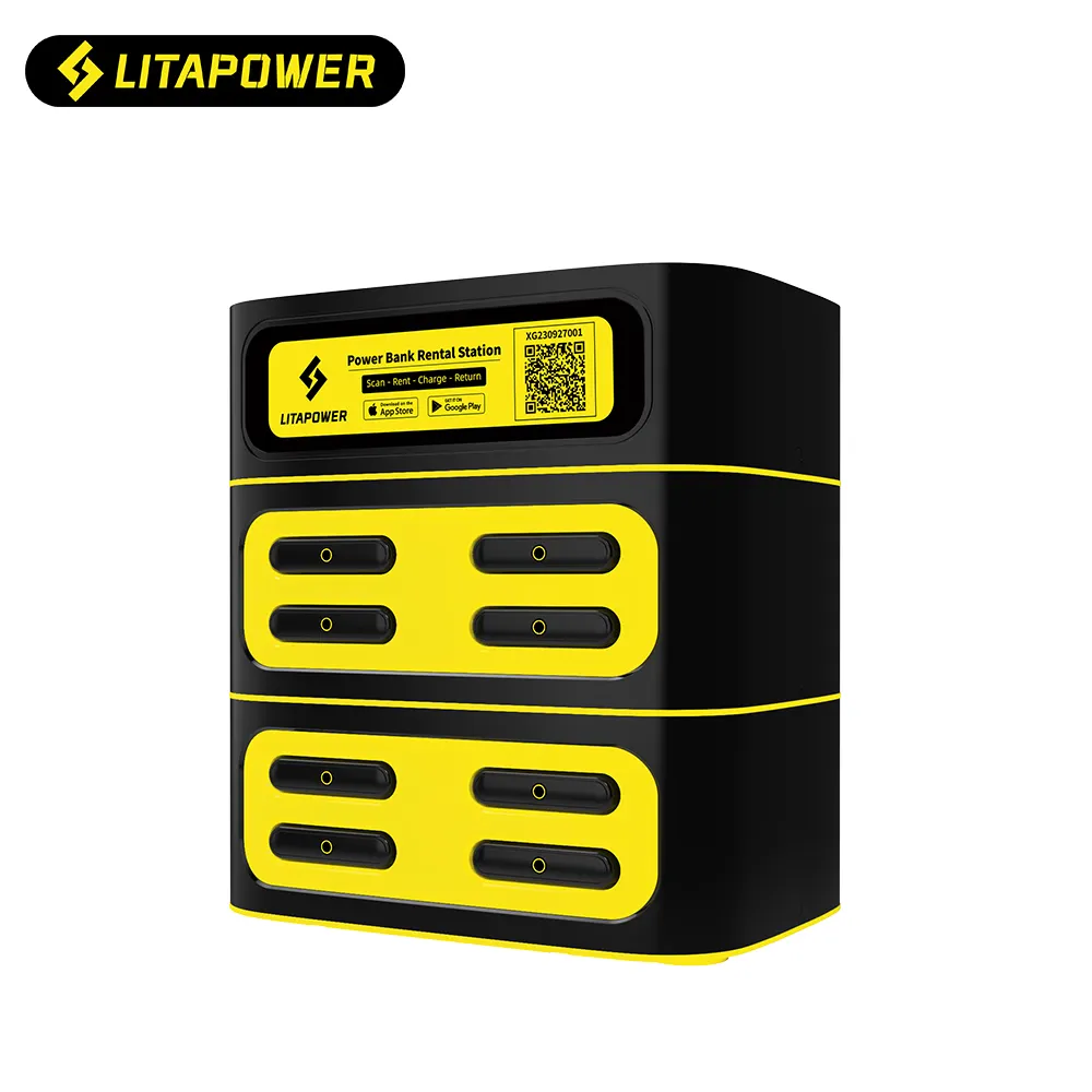 Rent Powerbank Draagbare Oplader Machine Kan Worden Aangepast Kleur Gedeelde Powerbank Station Zonder Power Banks