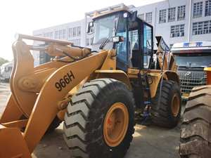 รถตักล้อยางมือสองราคาถูก ยี่ห้อแคตเตอร์พิลล่าร์ CAT966H เครื่องยนต์ 194 กิโลวัตต์ รถตักหน้าขุดหลัง พร้อมมอเตอร์และเกียร์ รับน้ำหนักได้ 6 ตัน - Product Image 5