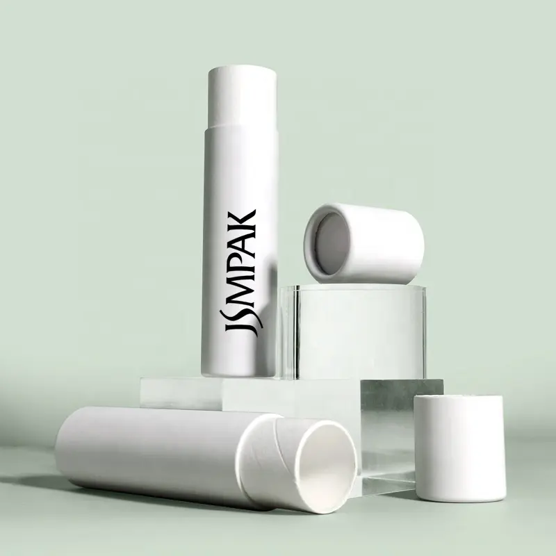 Druck-Up-Zylinder Lipgloss Lippenstift-Verpackungsboxen Kartonrohr mit Deckel für Kosmetikprodukte