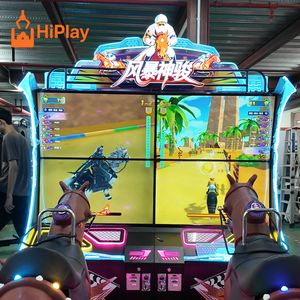 Máquina de Juego de Carreras de Caballos de Lujo para 2 Jugadores, <span class=keywords><strong>Simulador</strong></span> de Movimiento Dinámico, Operada con Monedas, Juego de Galope para Parques de Diversiones Comerciales - Product Image 4