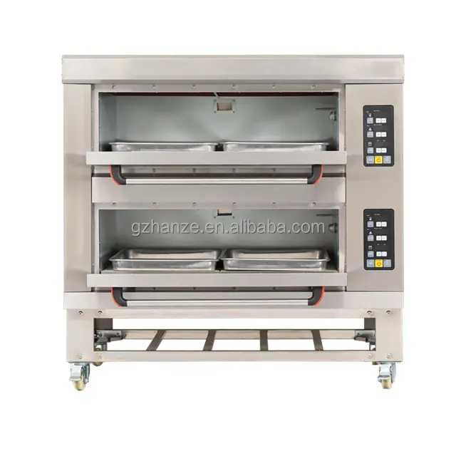 Alta qualidade industrial 4 deck 16 bandeja deck gás comercial forno padaria para equipamentos de padaria