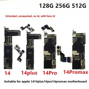 Nouvelle carte mère compatible avec <span class=keywords><strong>iPhone</strong></span> 14, 14 Pro, 14 Pro Max, débloquée en réseau complet, sans réparation, sans verrouillage <span class=keywords><strong>iCloud</strong></span>, avec Face ID - Product Image 5