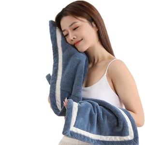 Juego de Toallas de Baño Chuhui, Color Azul Rey, Felpa de Coral, Antimicrobiano, Secado Rápido, Toalla de Playa Grande, Gruesa y Absorbente - Product Image 1