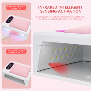 Lampe à ongles professionnelle multifonctionnelle pour salon, avec minuterie intelligente, support pour les mains, séchage rapide du gel UV/LED, 24V - Product Image 2