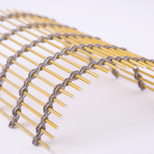 XY-M4327 gold cor flexível arquitetônico <span class=keywords><strong>metal</strong></span> malha para fachada cortina - Product Image 2