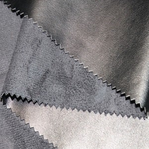 B251 Pu Leather 0.7mm Thickness Embossed Napa Grain Microfiber Backing For Garment - Product Image 2