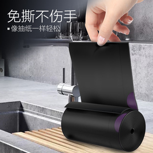 E-Clean Factory <b>Large</b> Thickened Black Drawstring Trash Bags Xl 1000pcs For <b>Kitchen</b> Use - Product Image 2