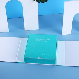 Caja de regalo para laboratorio <span class=keywords><strong>Dental</strong></span>, soporte de ortodoncia <span class=keywords><strong>Dental</strong></span> de papel rígido abierto de doble cara, personalizado - Product Image 4