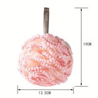 Grandes fleurs de douche super douces et mignonnes, boule de bain massante en maille, outils de gommage de luxe pour le bain