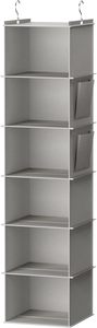 Organiser Hanging Shelf <b>Shoes</b> Clothing Fabric Hanging Storage <b>Wardrobe</b> Hanging Storage Clothing Hanging Storage - Product Image 3