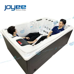 JOYEE mini garden apartment imported acrylic Gekco system massage whirlpool outdoor spa bathtub for two lovers couple