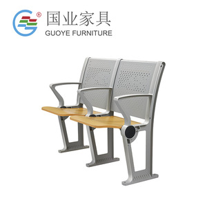 Sillas de Aula Escalonadas Guo Ye, Silla Multimedia con Escritorio, Color Madera, KL02, Sillas en Fila - Product Image 3
