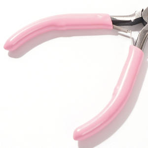 Alicates de punta curva Xinrui Hardware de 4.5 pulgadas, color rosa, con resorte, para herramientas de fabricación de joyería DIY. - Product Image 4