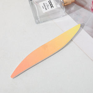 Langma Offre Spéciale 100/180 Lime à ongles en papier de verre arc-en-ciel Lime à ongles jetable double face personnalisée professionnelle - Product Image 4
