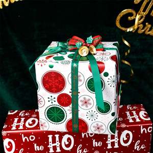 Factory Gift <b>Wrapping</b> <b>Paper</b> Metallic <b>Paper</b> 43*300 cm <b>Christmas</b> <b>Wrapping</b> <b>Paper</b> Packaging - Product Image 5