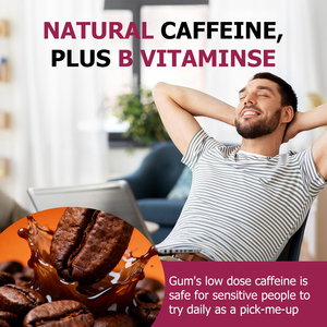 OEM ODM Gommes vitaminées au Xylitol Menthe poivrée naturelle Ginseng Caféine Vitamine B 100% Xylitol Faible teneur en sucre Vitamines Booster d'énergie - Product Image 6