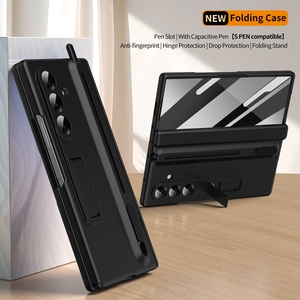 360 funda protectora completa con soporte <span class=keywords><strong>de</strong></span> bisagra con película <span class=keywords><strong>de</strong></span> vidrio templado con funda <span class=keywords><strong>de</strong></span> teléfono plegable para Samsung Galaxy Z Fold <span class=keywords><strong>7</strong></span> - Product Image 2