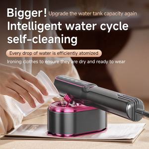 เตารีดไอน้ำพกพาขนาดเล็ก หน้าจอสัมผัส LCD กำลังไฟ 1200 วัตต์ สำหรับรีดผ้าในบ้านและการเดินทาง - Product Image 2