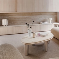 Ensemble de tables d'appoint en onyx arc-en-ciel sur mesure, design sculptural organique à double couche, base en chrome poli