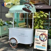 Chariot réfrigéré manuel pour glaces, jus et snacks – Idéal pour la plage