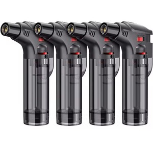 Bật lửa nhựa dùng cho xì gà, bật lửa khò dùng cho nướng thịt, ngọn lửa đơn, gas butan, nhiều màu, bán buôn giá rẻ - Product Image 2