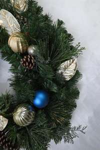 Guirnalda Navideña Artificial Ecológica Personalizada de la Mejor Calidad, con Piñas, para Colgar en la Puerta - Product Image 5