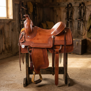 Nouvel Arrivage en Gros : Selle d'Équitation Anglaise en Cuir Véritable, Douce et Confortable, Article Cadeau de Luxe Durable, Couvertures pour Chevaux en Bois - Product Image 1
