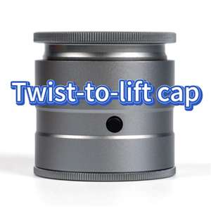 Cilindrische mini draagbare LED handloep voor juweliers, optische juweliersloep, ABS materiaal, 6 LED lampjes, glazen lens, metaal 1 - Product Image 4