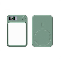 Awesomesub Batterie externe Li-Polymère avec insert en verre pour sublimation, 5000mAh/10000mAh, Chargeur magnétique sans fil rapide Apple/USB, Promotionnel
